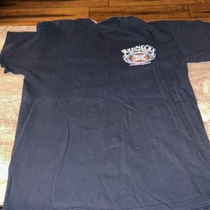 Red necks old time rules dark navy blue t-shirt